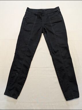 PrAna Women's Size 6/28 Jordy Black Pants Elastic Waist Jegging Skinny